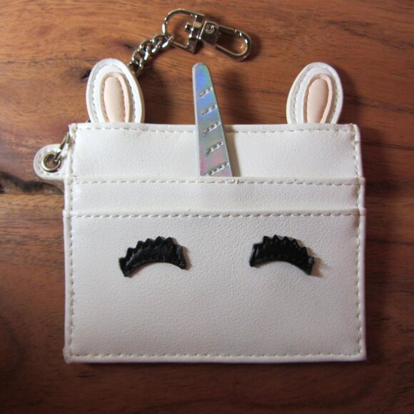 Madden Girl Handbags - madden girl white unicorn coin purse (W3288)